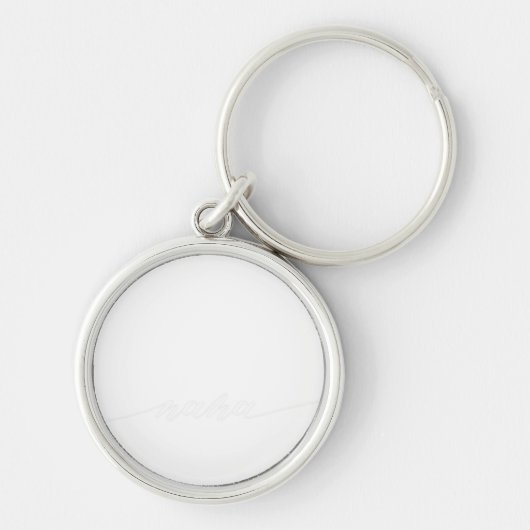 Nana I Liebe Sie Elegantes Foto Schlüsselanhänger (Vorne)