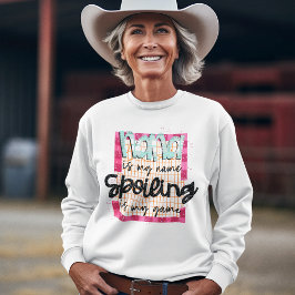 Nana ist mein Name, der mich verärgert, ist meine Sweatshirt