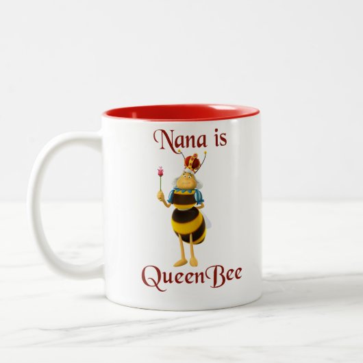 Nana ist Queen Bee Zweifarbige Tasse (Links)
