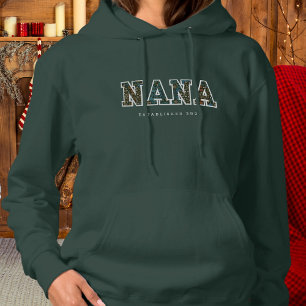 Nana - Jahr für Jahr - dunkle trendige Kapuze Hoodie
