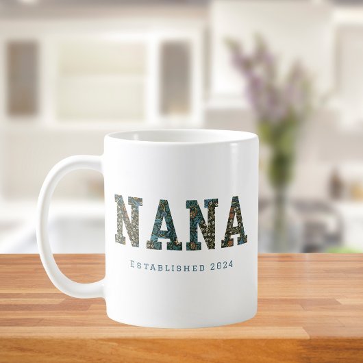 Nana - Jahr für Jahr - trendige Blumencoffee Tasse