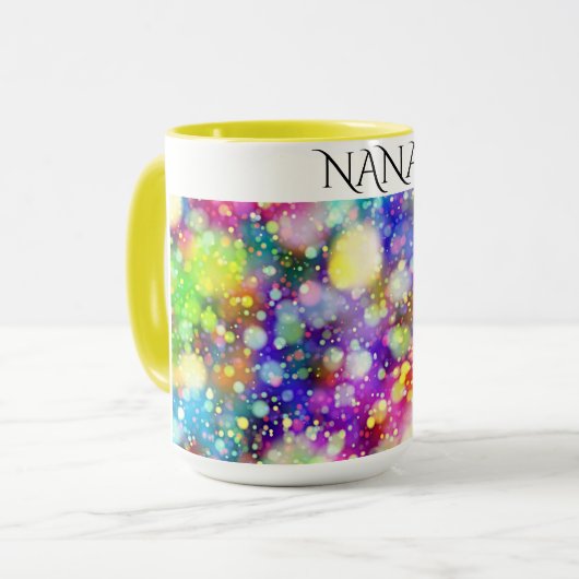 "NANA" Kaffeemaschine Tasse in verschiedenen Farbe (Vorderseite Links)