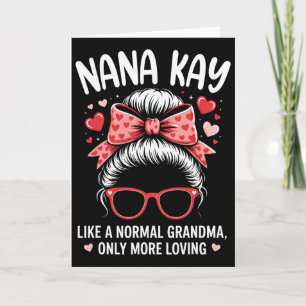 Nana Kay Zitat zum Valentinstag für liebevolle Oma Karte