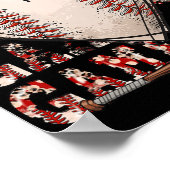 Nana Leopard Game Day Baseball Lover Mütter Day Poster (Ecke)