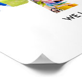 NANA Letter Cutout Foto Collage Grandkids Name Poster (Ecke)