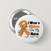 Nana - Leukemia Ribbon Button (Vorne & Hinten)