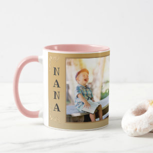 Nana Liebe Sie rustikale Hübsche Textvorlage Tasse