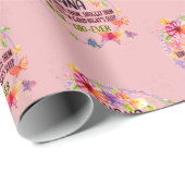 Nana Liebe sie verwischt sie Schnurrbart sie Geschenkpapier (Rolleneckpunkt)