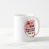 Nana Liebe sie verwischt sie Schnurrbart sie Kaffeetasse (VorderseiteRechts)