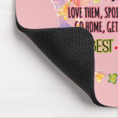 Nana Liebe sie verwischt sie Schnurrbart sie Mousepad (Ecke)