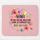 Nana Liebe sie verwischt sie Schnurrbart sie Mousepad (Vorne)