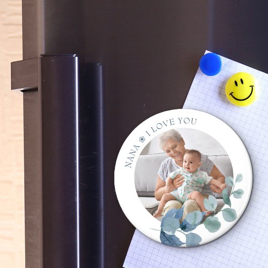 Nana Liebe You Eucalyptus Blätter Foto Mag Magnet