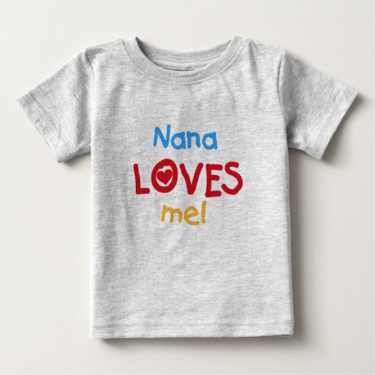 Nana Lieben Baby T-shirt (Vorderseite)