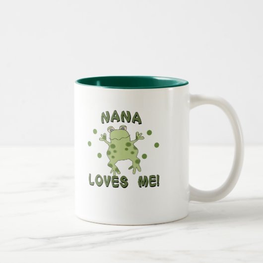 Nana-Lieben ich Frosch Zweifarbige Tasse (Rechts)