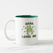 Nana-Lieben ich Frosch Zweifarbige Tasse (Links)