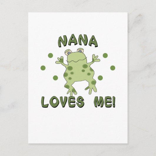 Nana Lieben Me Frog Postkarte (Vorderseite)