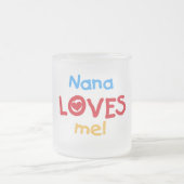 Nana Lieben Me T - Shirt und Geschenke Mattglastasse (Mittel)