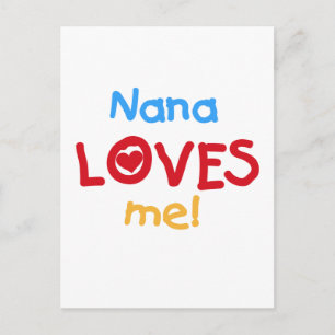 Nana Lieben Me T - Shirt und Geschenke Postkarte