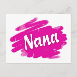 Nana Lieben Pink Postkarte