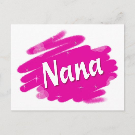 Nana Lieben Pink Postkarte (Vorderseite)