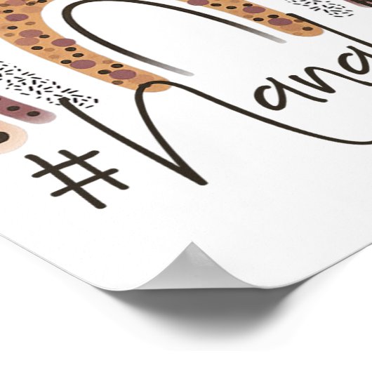 Nana Life Oma Cheetah Leopard Frauen Weihnachten Poster (Ecke)