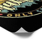 Nana Like A Grandma Only Cooler Cute Mothers Day Poster (Ecke)