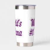 Nana lila Halbtext Thermobecher (Links)