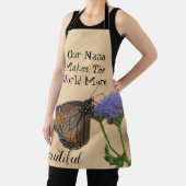 Nana macht die Welt zu einem wunderschönen Monarch Schürze (InSitu)