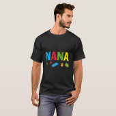 Nana Master Builder Gebäude Bricks Blocks Family T-Shirt (Vorne ganz)