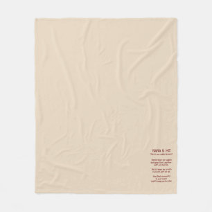 Nana & Me Cuddle Blanket Fleecedecke