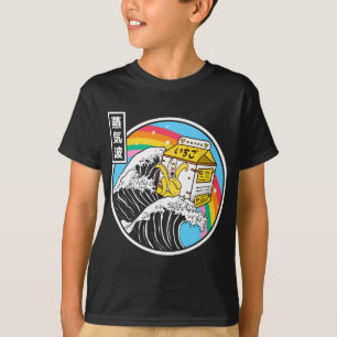 Nana Milk Surfen Kanagawa Welle Kawaii Anime Vapor T-Shirt