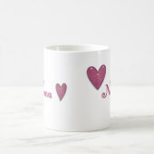 Nana mit Herz Kaffeetasse (Mittel)