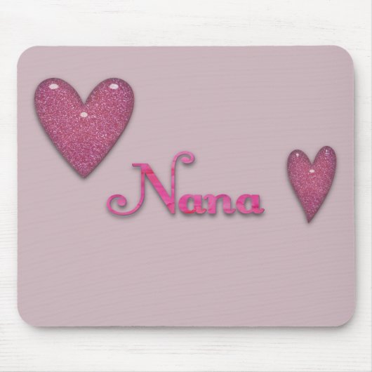 Nana mit Herz Mousepad (Vorne)