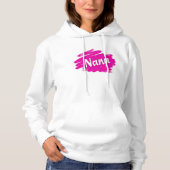 Nana mit Sparkle-Typografie Hoodie (Vorderseite)