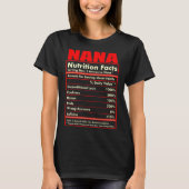 Nana-Nahrungs-Tatsachen-unbedingtes Liebe-T-Shirt T-Shirt (Vorderseite)