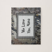 Nana Nature Foto Marbled Earth Tone Driftwood Puzzle (Vertikal)