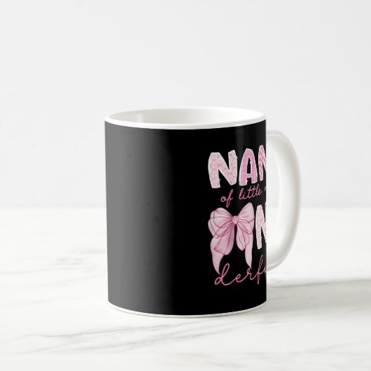 Nana Of Little Miss Onederful First Birthday Girl Kaffeetasse (VorderseiteRechts)