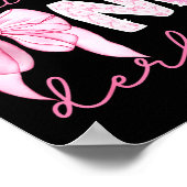 Nana Of Little Miss Onederful First Birthday Girl  Poster (Ecke)