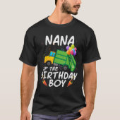 Nana of the Birthday Boy Garbage Truck Matching Fa T-Shirt (Vorderseite)