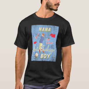 Nana of the Birthday Boy Golf Thema Matching Famil T-Shirt