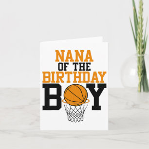 Nana of the Birthday Boy Sketll Family zum Geburts Karte
