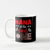 Nana Of The Fast One Birthday 1st Race Car Family Kaffeetasse (Links)