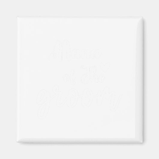 Nana of the Groom Wedding Bachelor Party Nana Matc Magnet (Vorne)