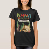 Nana Of The Happy Camper First Birthday Camng T-Shirt (Vorderseite)