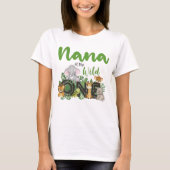Nana of the Wild One Safari Animals T-Shirt (Vorderseite)