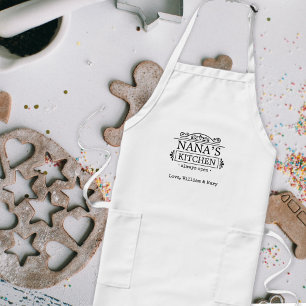 Nana Oma's Kitchen Geschenk von Grandkids Backen Lange Schürze
