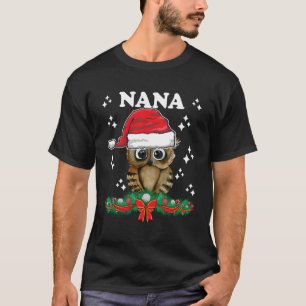 Nana Owl Weihnachten Weihnachten Weihnachten Weihn T-Shirt