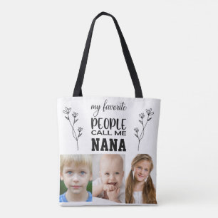 NANA PERSONALISIERT FOTO TOTE BAG FÜR GRANDMOTHER TASCHE