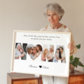 Nana Photo Collage Grandma Keepsake from Grandkids Poster