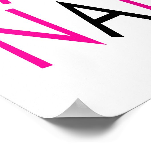 Nana Poster (pink) (Ecke)